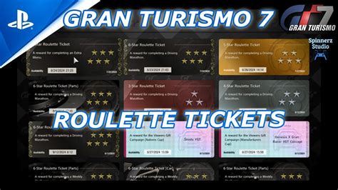 roulette tickets gt7|gran turismo 7 daily workout.